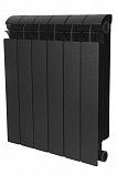 Радиатор биметаллический Global STYLE PLUS 500 (8 секций), черный, 1536 Вт