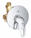 Смеситель для ванны Grohe Eurostyle new (внешняя и встраиваемая части), хром