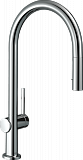 Кухонный смеситель Hansgrohe Talis M54 однорычажный, 210, с вытяжным душем, 2jet, sBox
