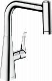 Кухонный смеситель Hansgrohe Metris M71 однорычажный, 220, с вытяжным душем, 2jet