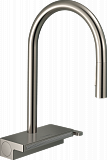 Кухонный смеситель Hansgrohe Aquno Select M81 однорычажный, 170, с вытяжным душем, 3jet, sBox, сталь
