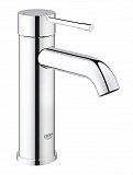 Смеситель для раковины Grohe Essence New с нажимным донным клапаном, размер S, хром