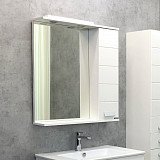 Зеркало-шкаф COMFORTY Модена М-75, белый матовый