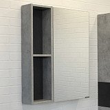 Зеркало-шкаф COMFORTY Франкфурт-60, бетон светлый