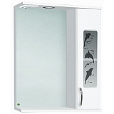 Шкаф зеркальный VAKO Панда 550 Дельфин со светильником правый 10654 